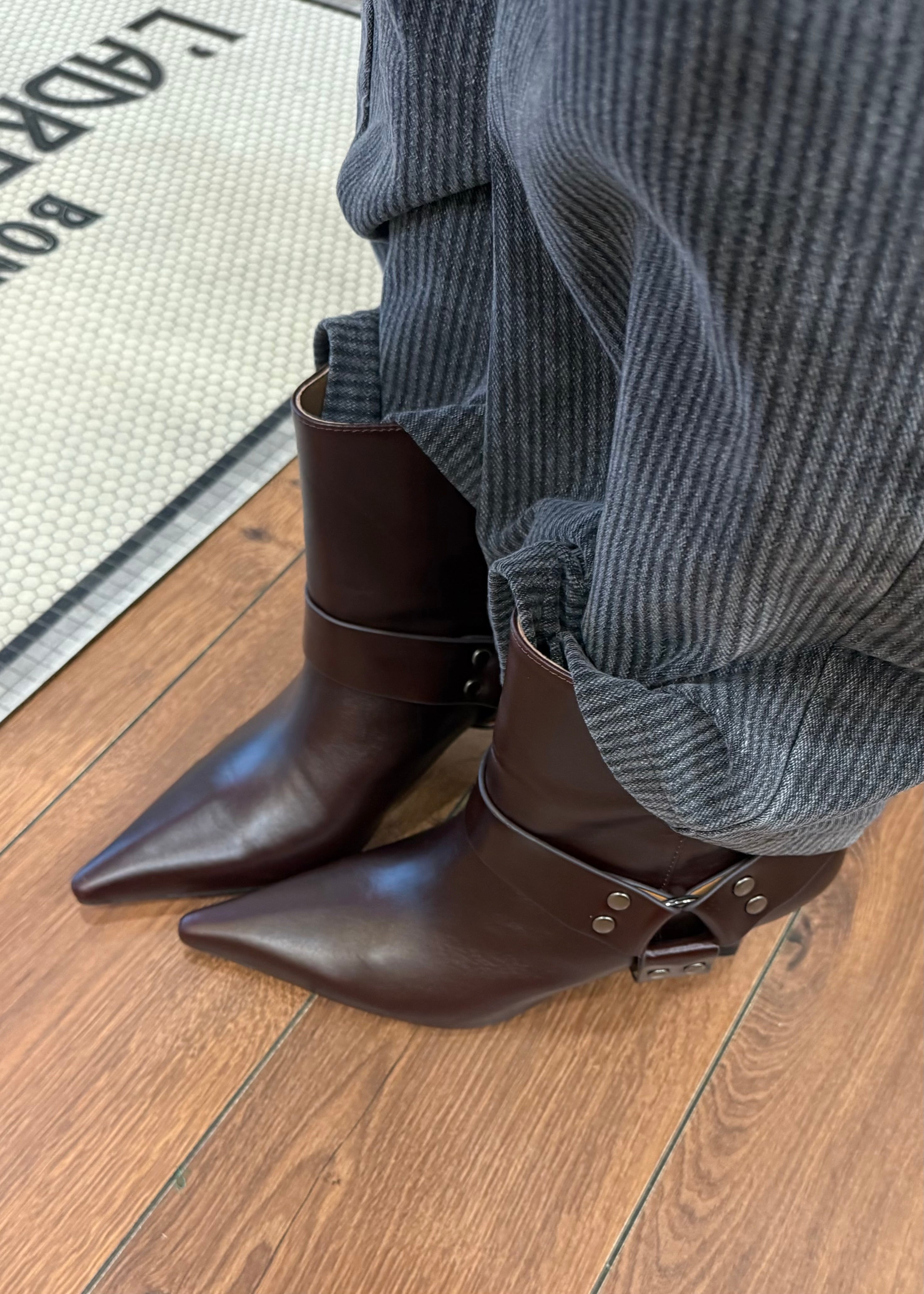 Bottines à talons Lola Cruz York Dark Brown Lola Cruz