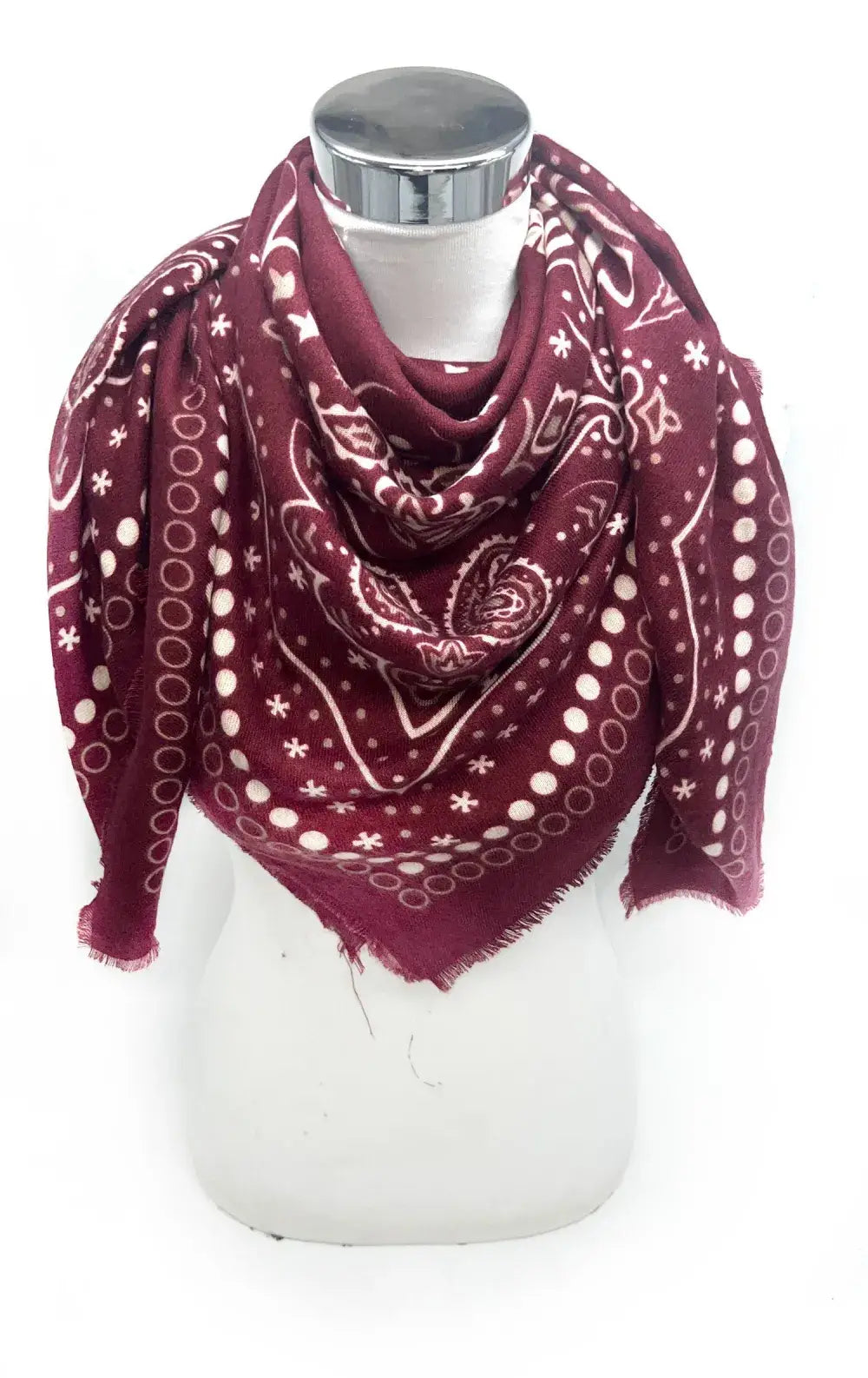 Foulard maxi carré K7 Paisley