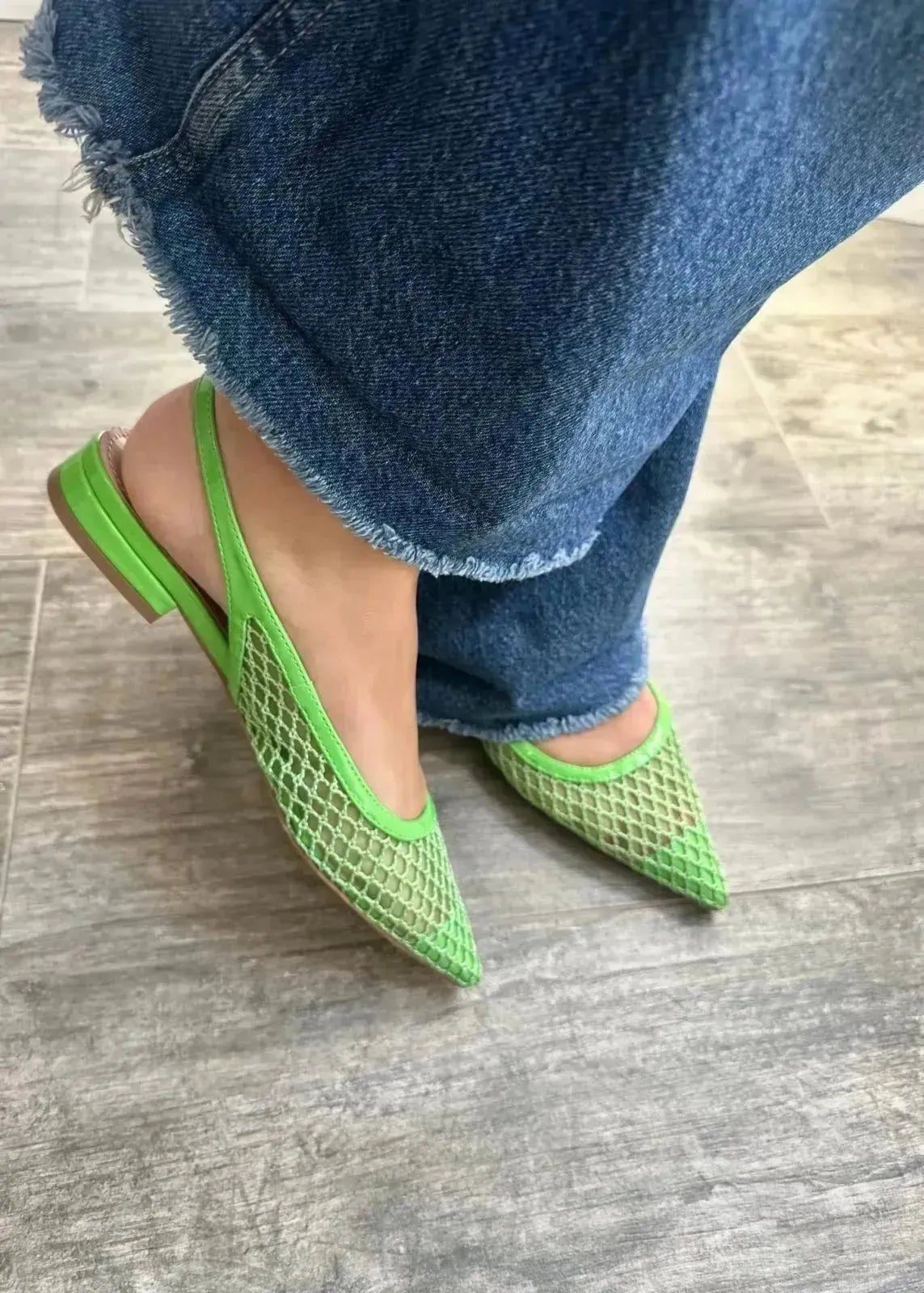 Slingbacks Bibi Lou Elisa verde - L'adresse Corte