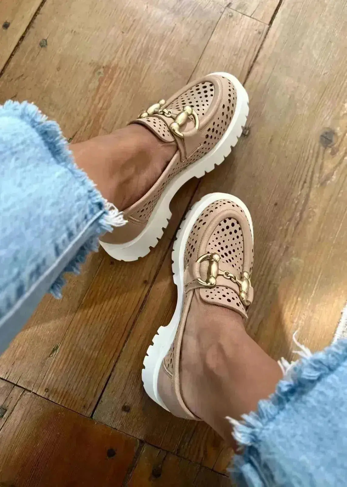 Mocassins Semerdjian E007E7 Nude Semerdjian